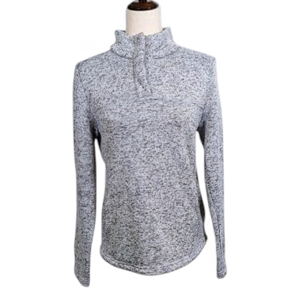 Kyodan Women's Light Gray Marled Pullover Sweater Size Large - Picture 11 of 11